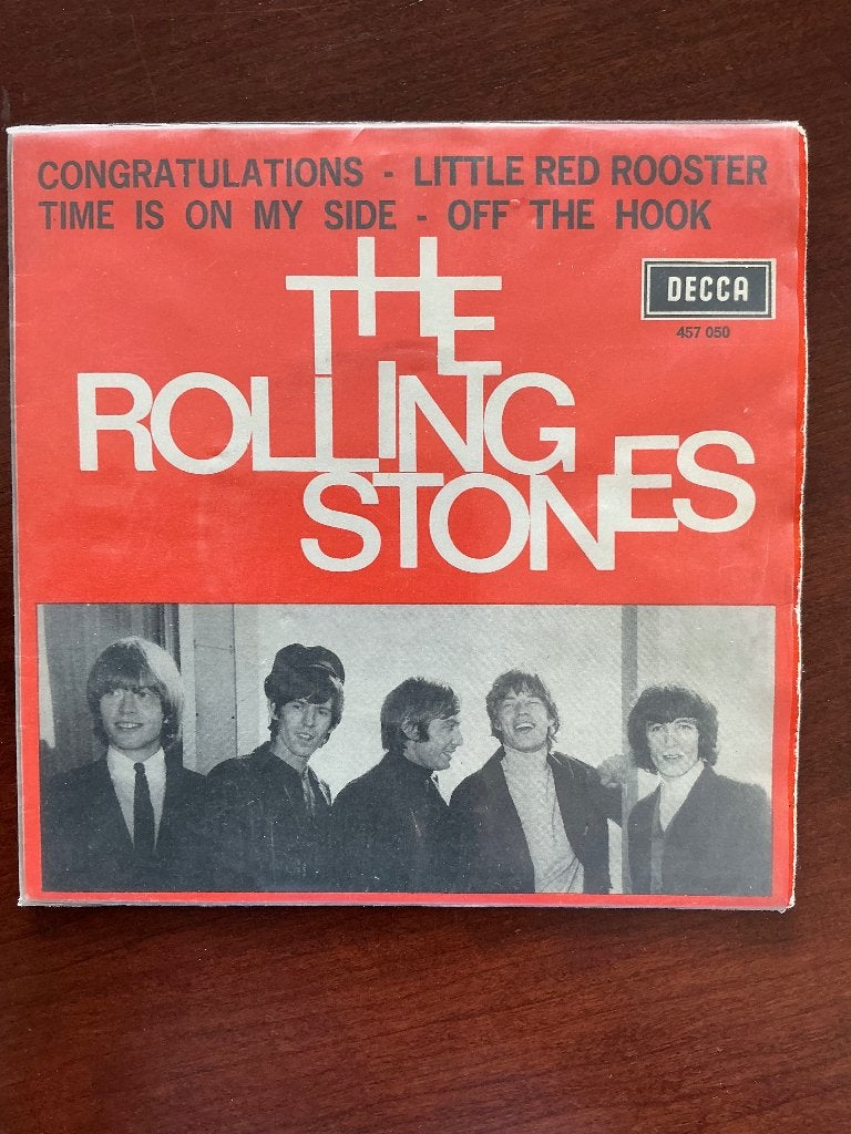 EP Rolling Stones - Congratulations, Time is on my side 1964, Gebruikt, Ophalen of Verzenden, Pop, EP