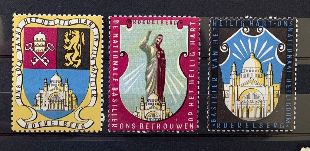 Belgie sluitzegels bastille Koekelberg, Verzenden, Gestempeld