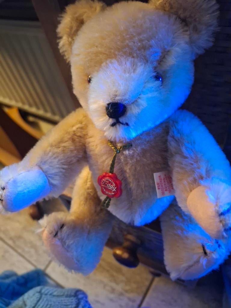 Beerr Hermam, Verzamelen, Beren en Cherished Teddies, Verzenden, Zo goed als nieuw, Stoffen beer, Overige merken