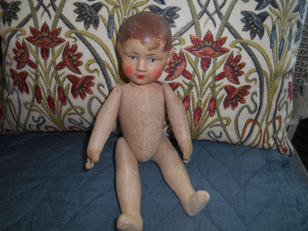 prachtig antiek bing popje uit 1920 27 cm, Ophalen of Verzenden