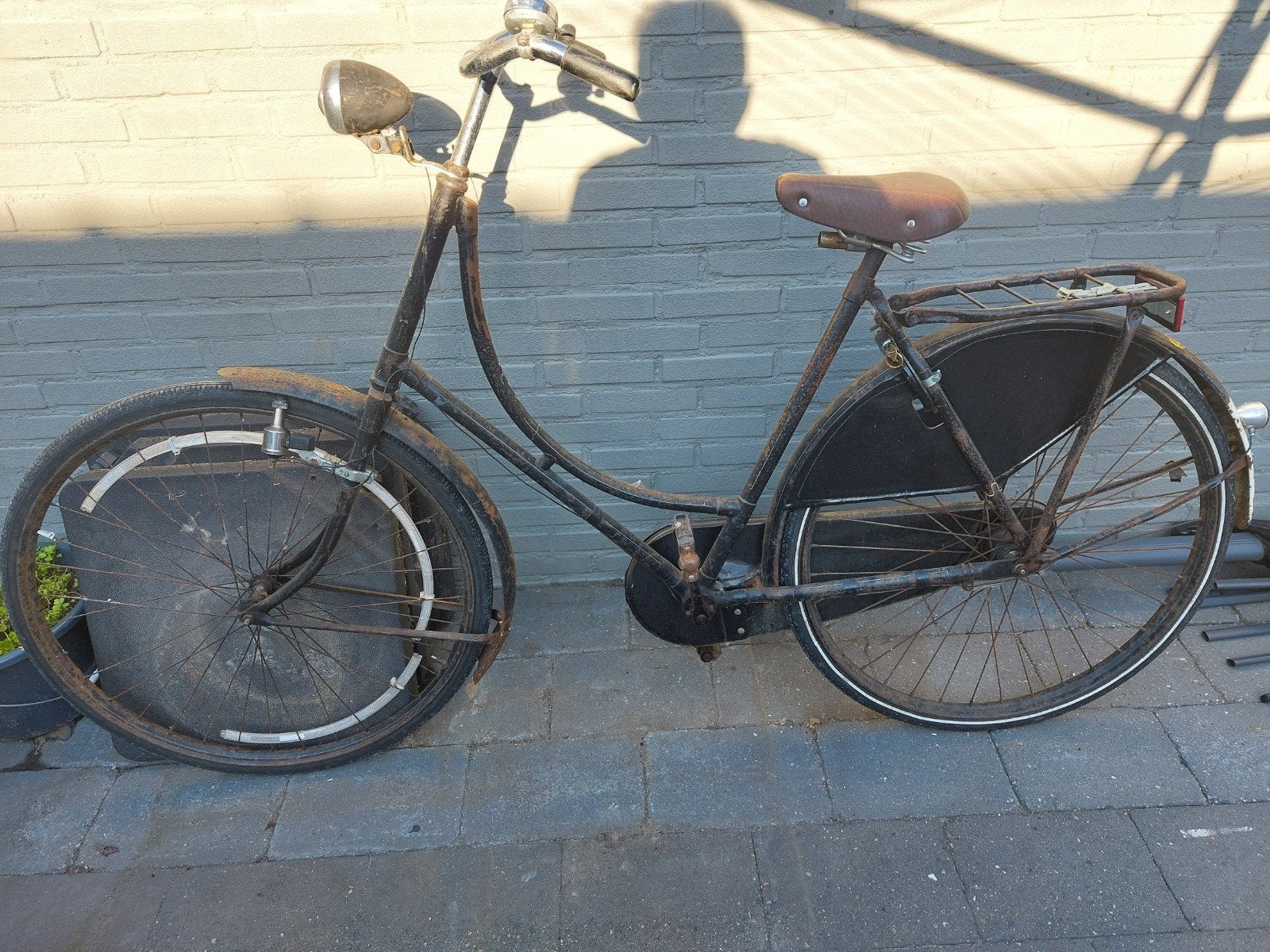 antieke omafiets, 53 tot 56 cm, Ophalen, Zo goed als nieuw