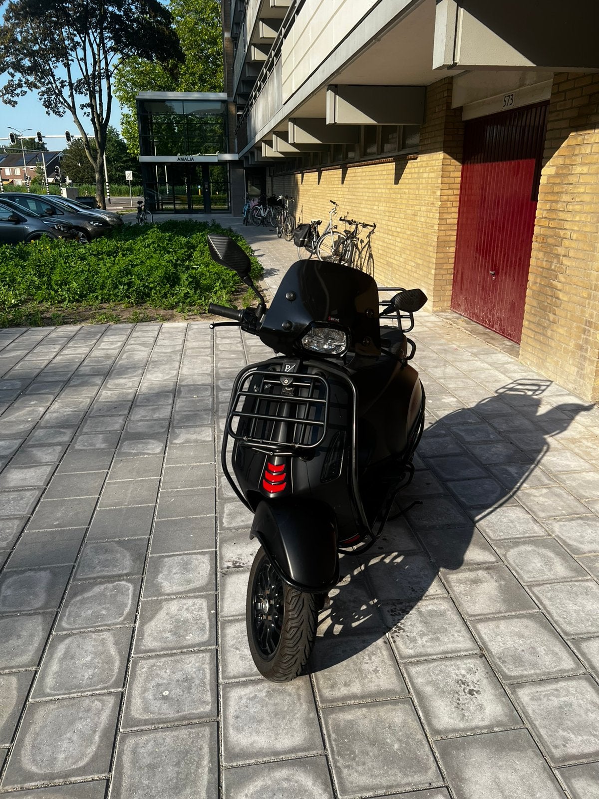 Vespa sprint full option 2022, Fietsen en Brommers, Ophalen, Zo goed als nieuw, Benzine, Vespa