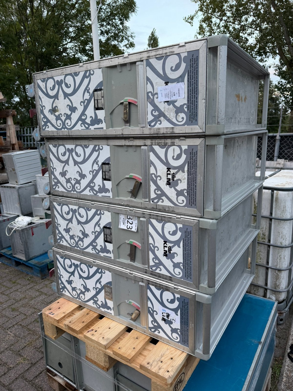 Vliegtuigtrolley vliegtuigtrolly galley cart airline trolley, Ophalen, Trap trading, Gebruikt, Info@traptrading.nl