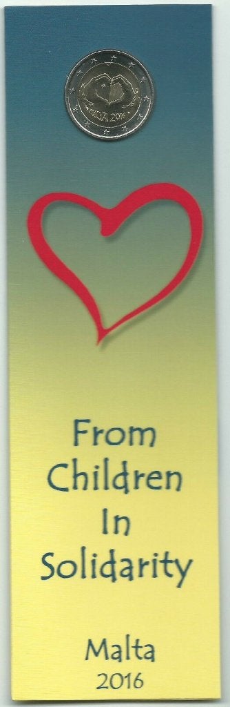 De Speciale 2 Euro MALTA 2016 "Liefde" met MMT in coincard., Verzenden, Malta, 2 euro