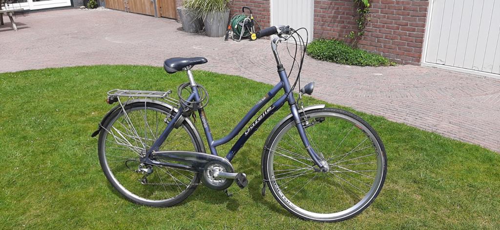 Damesfiets Gazelle Bahia met verlichting, slot en km teller., Ophalen, Versnellingen, Gazelle, 53 tot 56 cm
