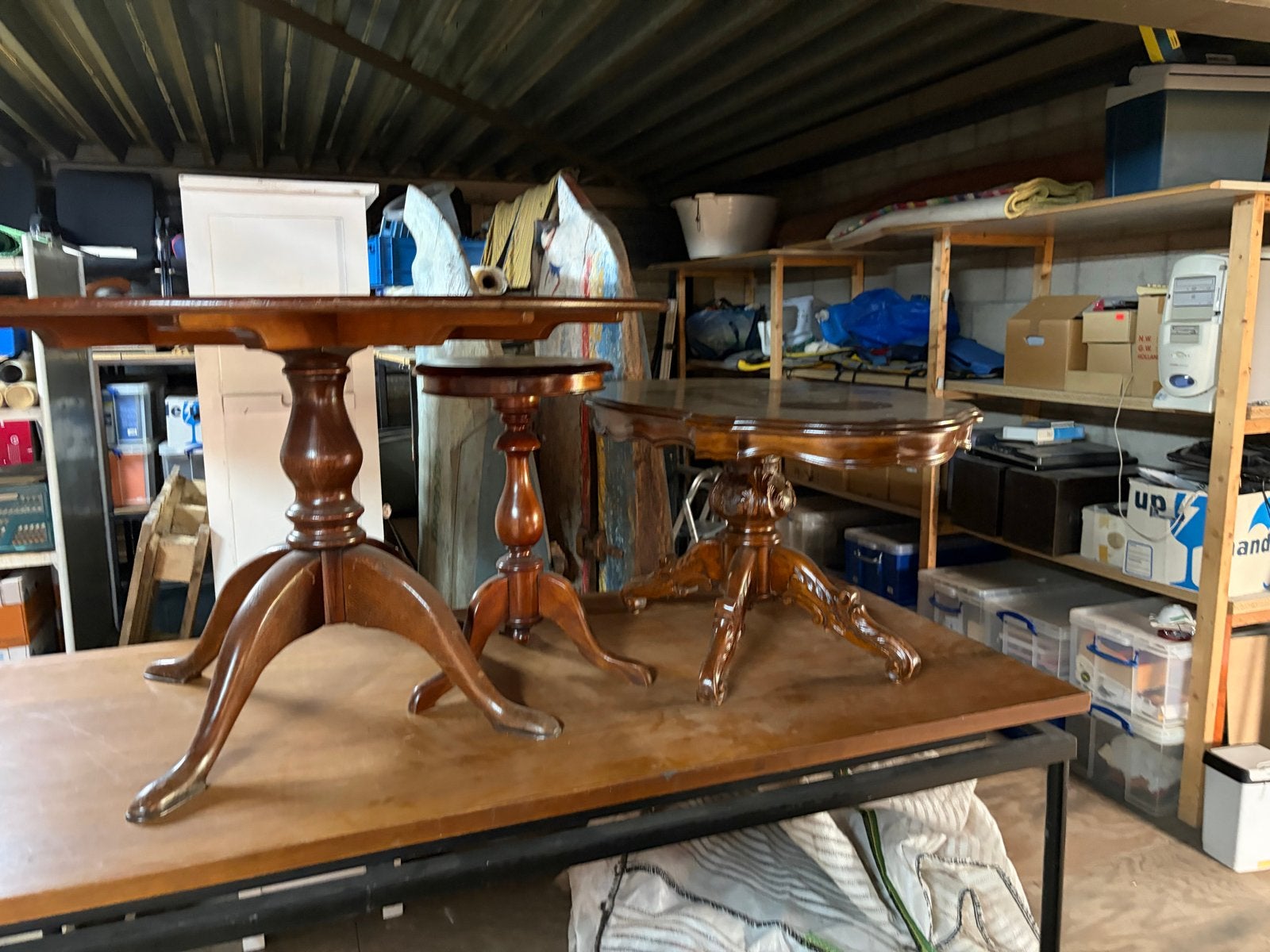 antieke tafels - Bijzettafels, Ophalen