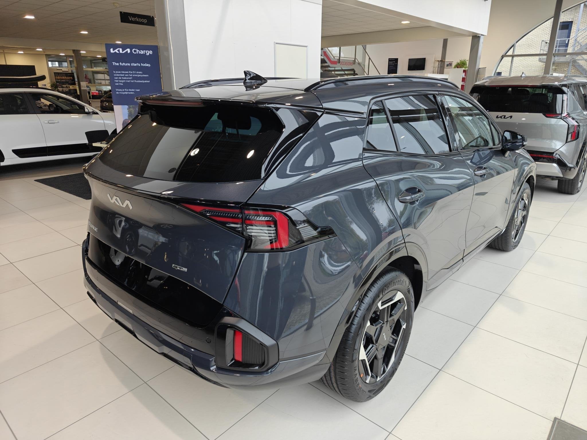 Kia Sportage 1.6 T-GDi Hybrid GT-Line | Schuif-/Kanteldak |, Stof, Euro 6, 4 cilinders, Bedrijf