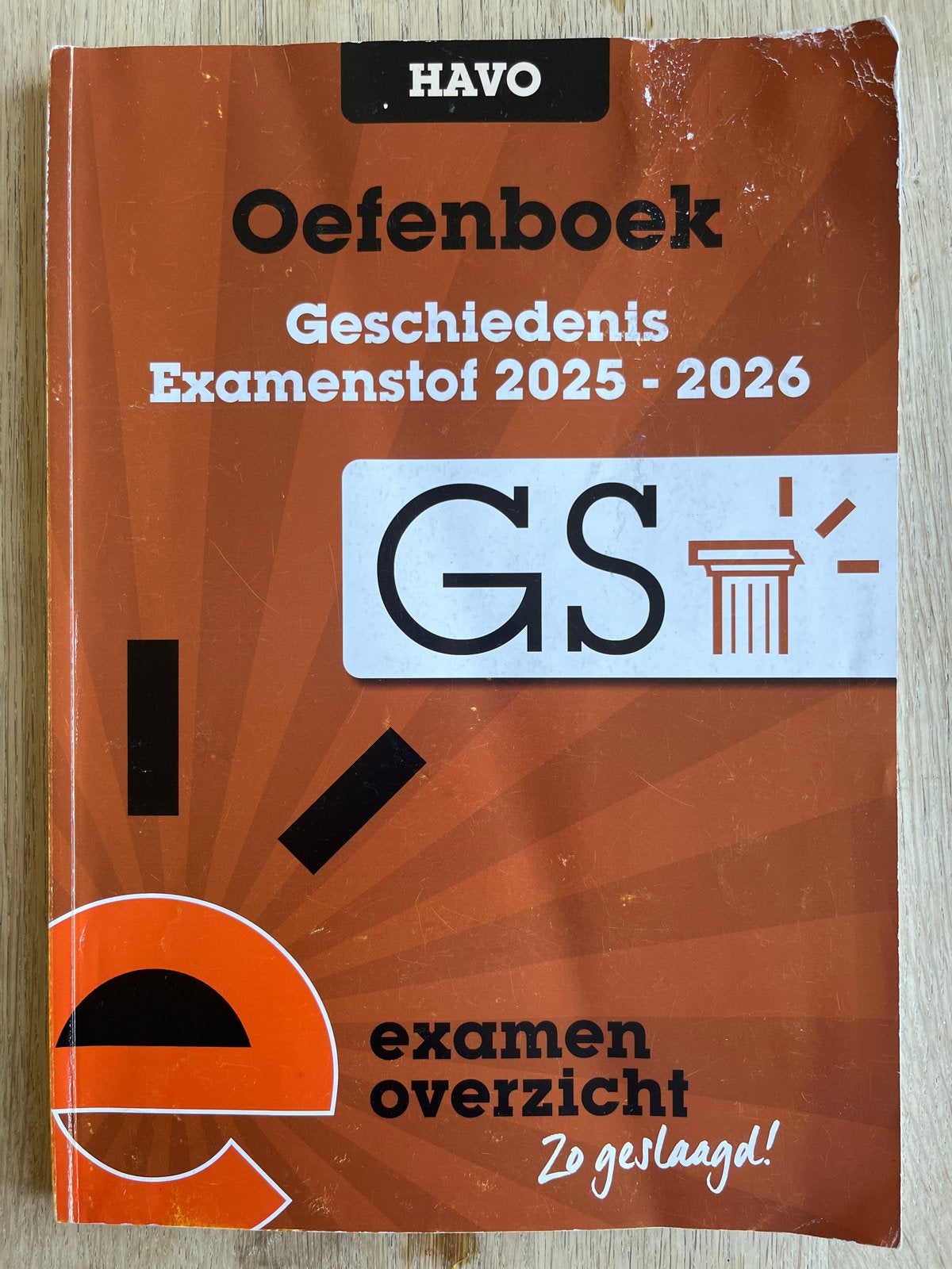 ExamenOverzicht - Oefenboek Examenstof Geschiedenis HAVO, Ophalen of Verzenden, Nederlands, Overige niveaus, ExamenOverzicht