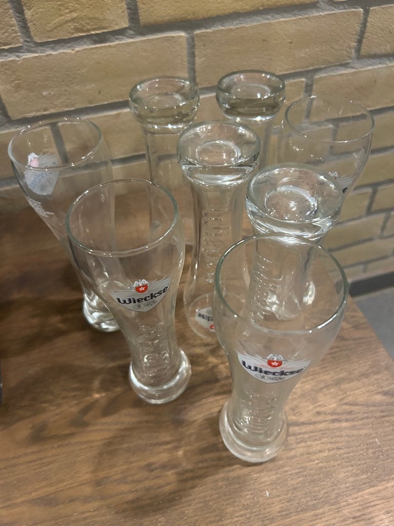 bierglazen, Ophalen of Verzenden, Zo goed als nieuw, Bierglas
