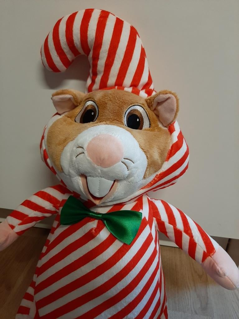 AH hamster knuffel zuurstok 30cm, Ophalen of Verzenden