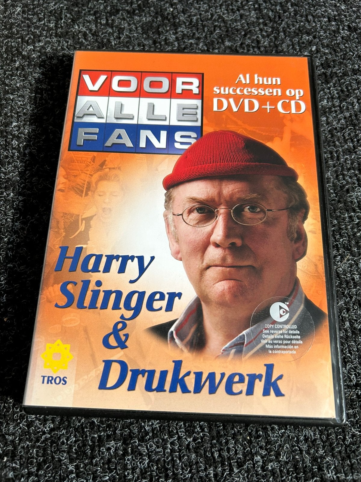 Voor alle fans dvd + cd harry slinger en drukwerk, Alle leeftijden, Ophalen of Verzenden, Gebruikt