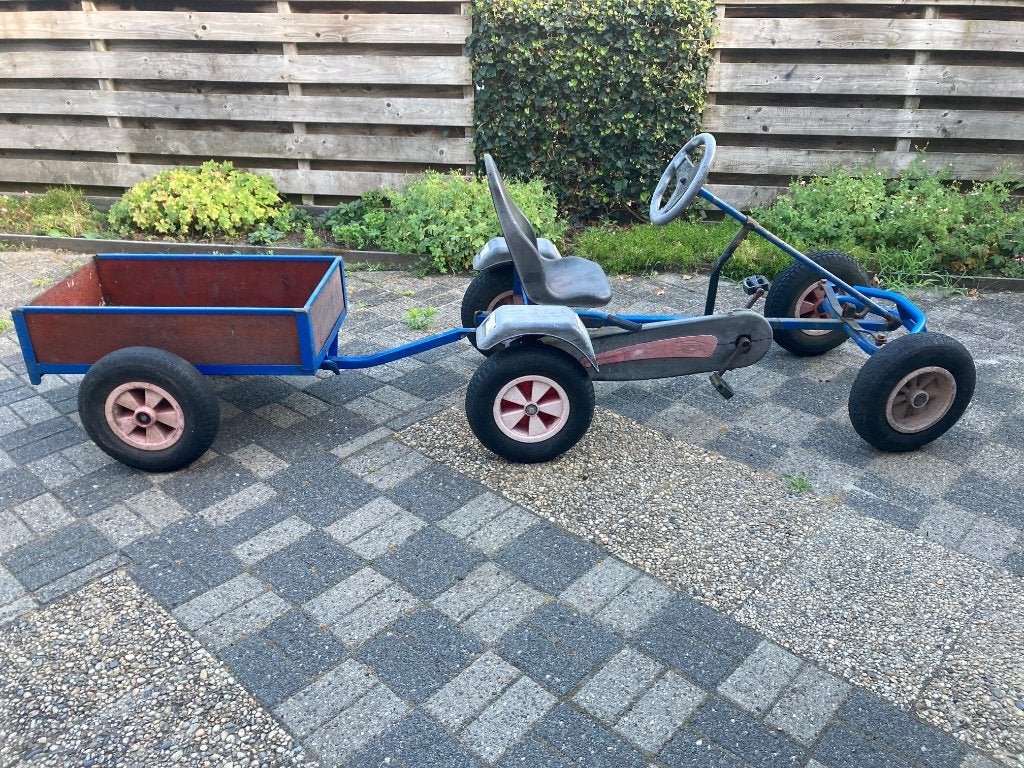 Skelter met aanhanger (2), Ophalen, Gebruikt, Berg, Met kar of aanhanger