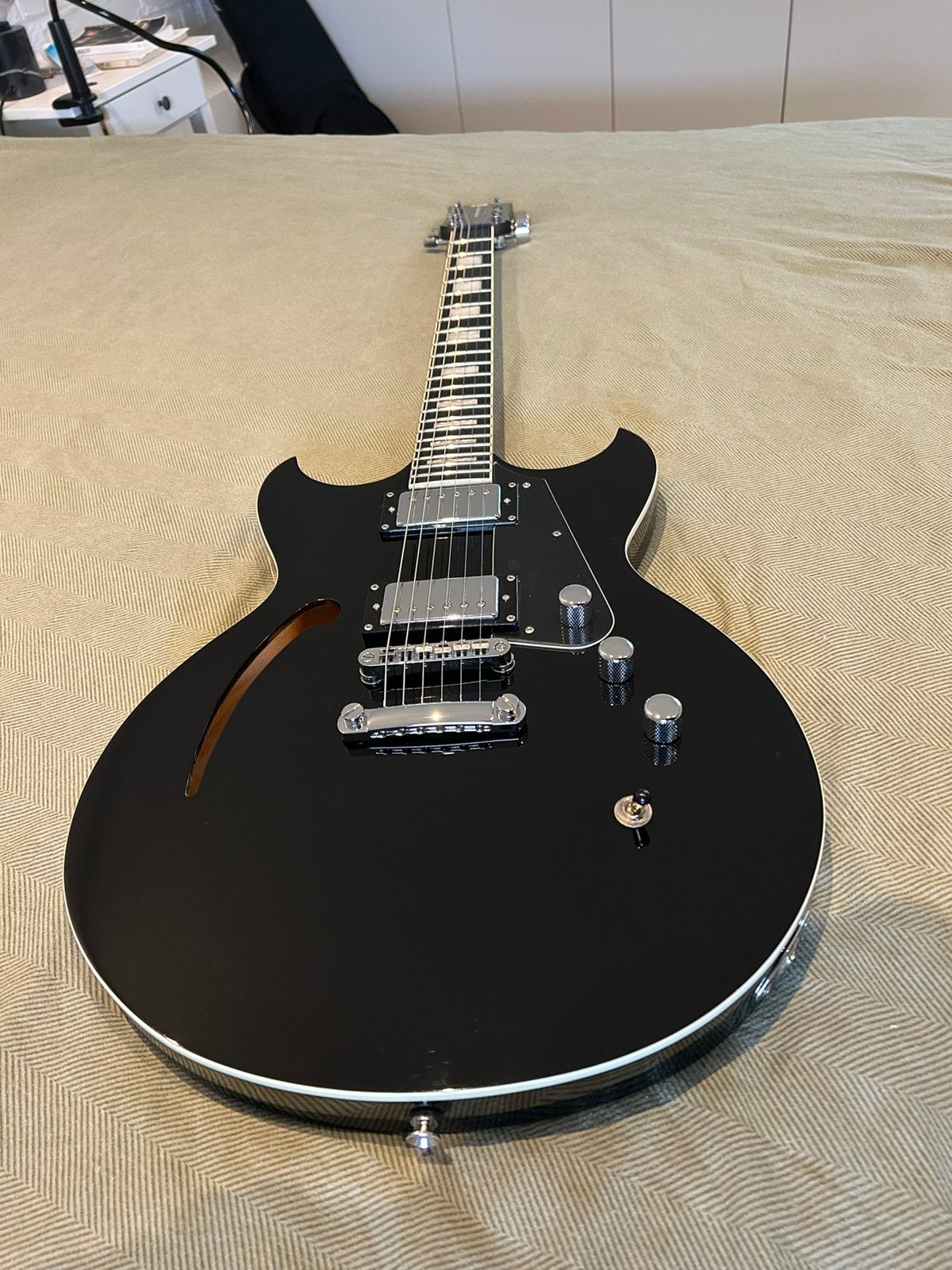 Reverend manta ray HB black, Ophalen of Verzenden, Zo goed als nieuw, Overige merken