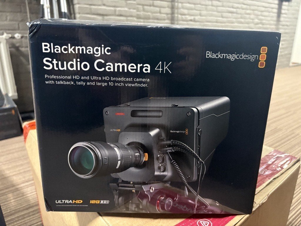 Blackmagic Studio Camera 4K, Ophalen of Verzenden, Gebruikt, Video