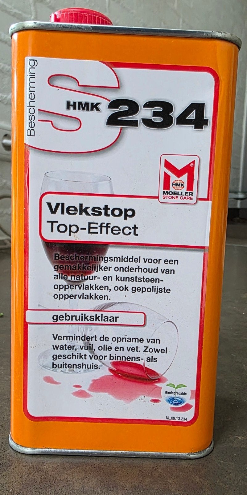 HMK S234 Vlekstop Top-Effect - 1 Liter, Ophalen of Verzenden, Nieuw