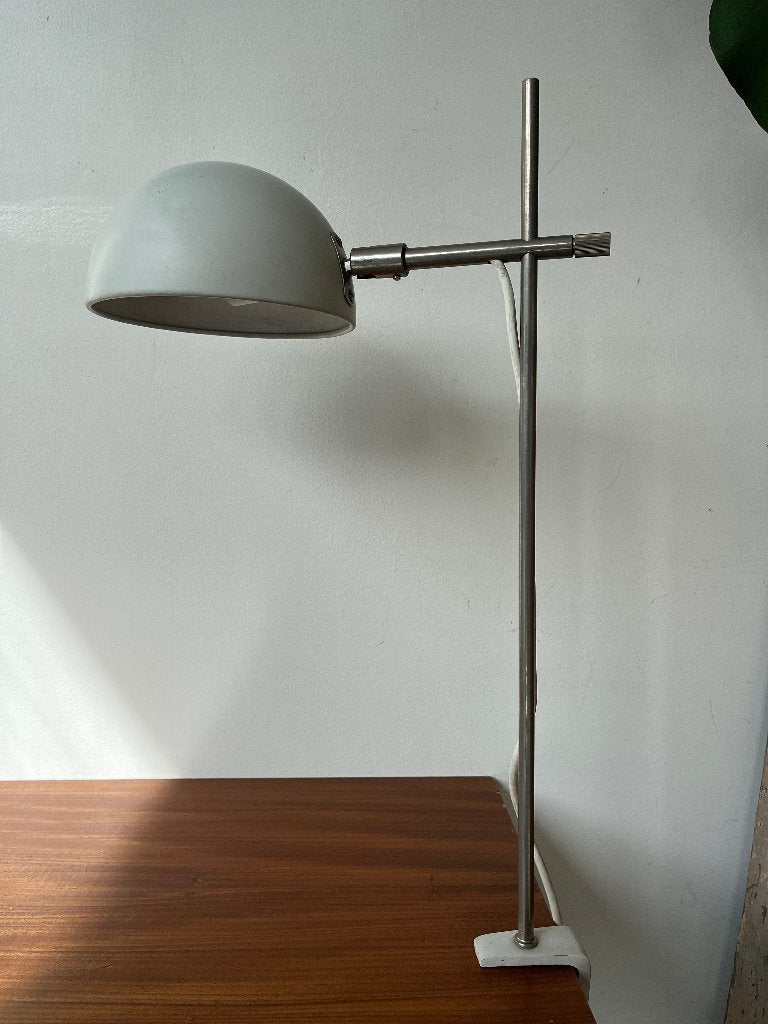 Beisl jaren 50 60 vintage verstelbare bureaulamp klemlamp, Gebruikt, 50 tot 75 cm, Industrieel design, Ophalen of Verzenden