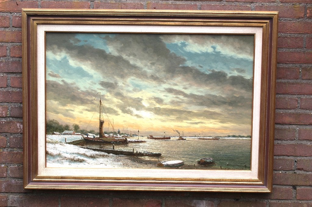 Foto 2 van H.J.WIJNGAARD, ( 1922-2012 ) WINTER