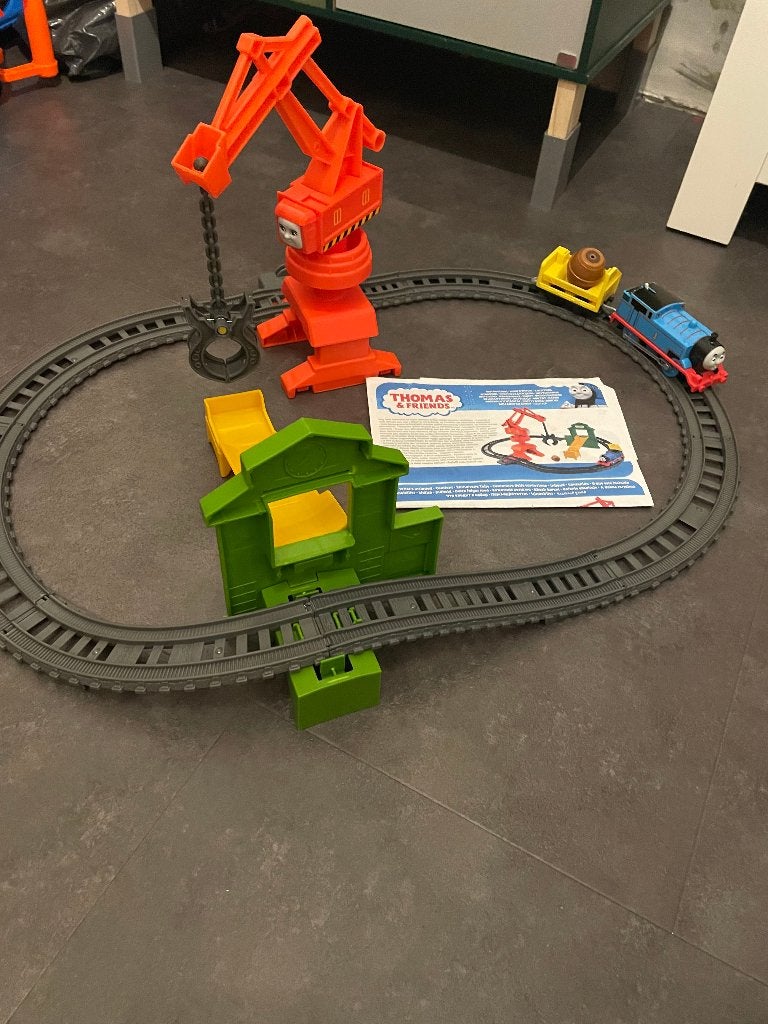 Thomas de Trein Trackmaster Cassia Kraan & Cargo Speelset, Ophalen of Verzenden, Zo goed als nieuw