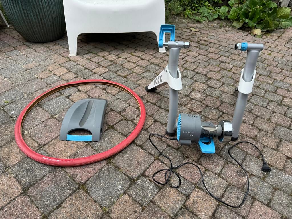 Tacx flow fietstrainer incl trainingsband, Ophalen, Zo goed als nieuw