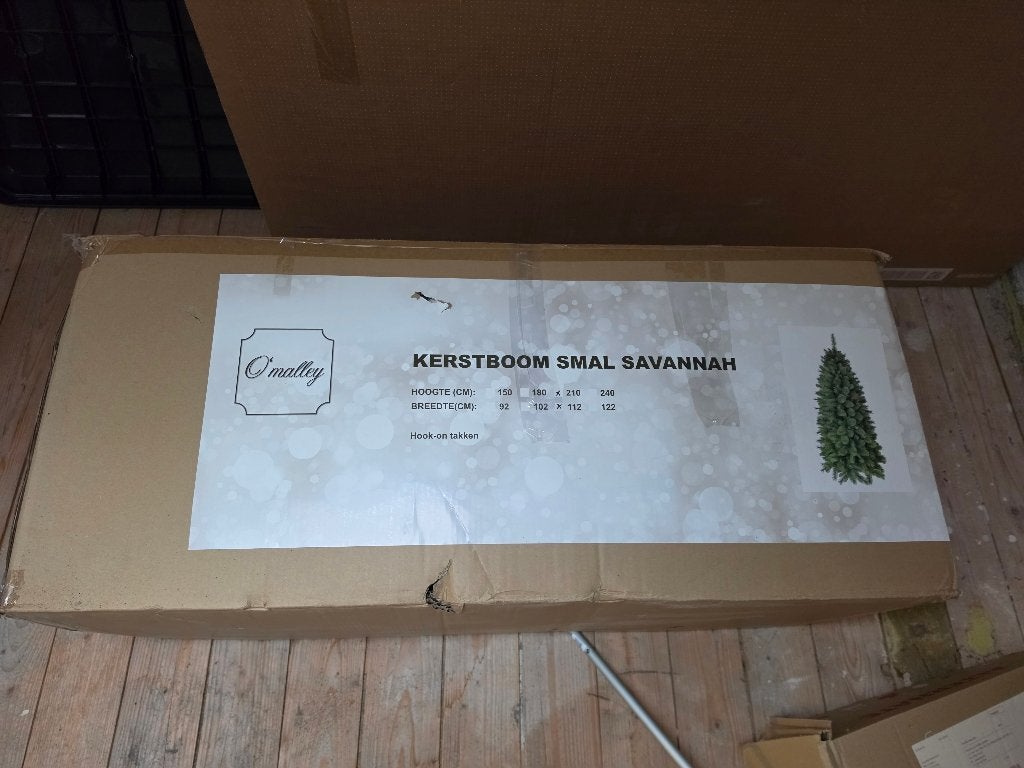 kerstboom, Ophalen, Zo goed als nieuw