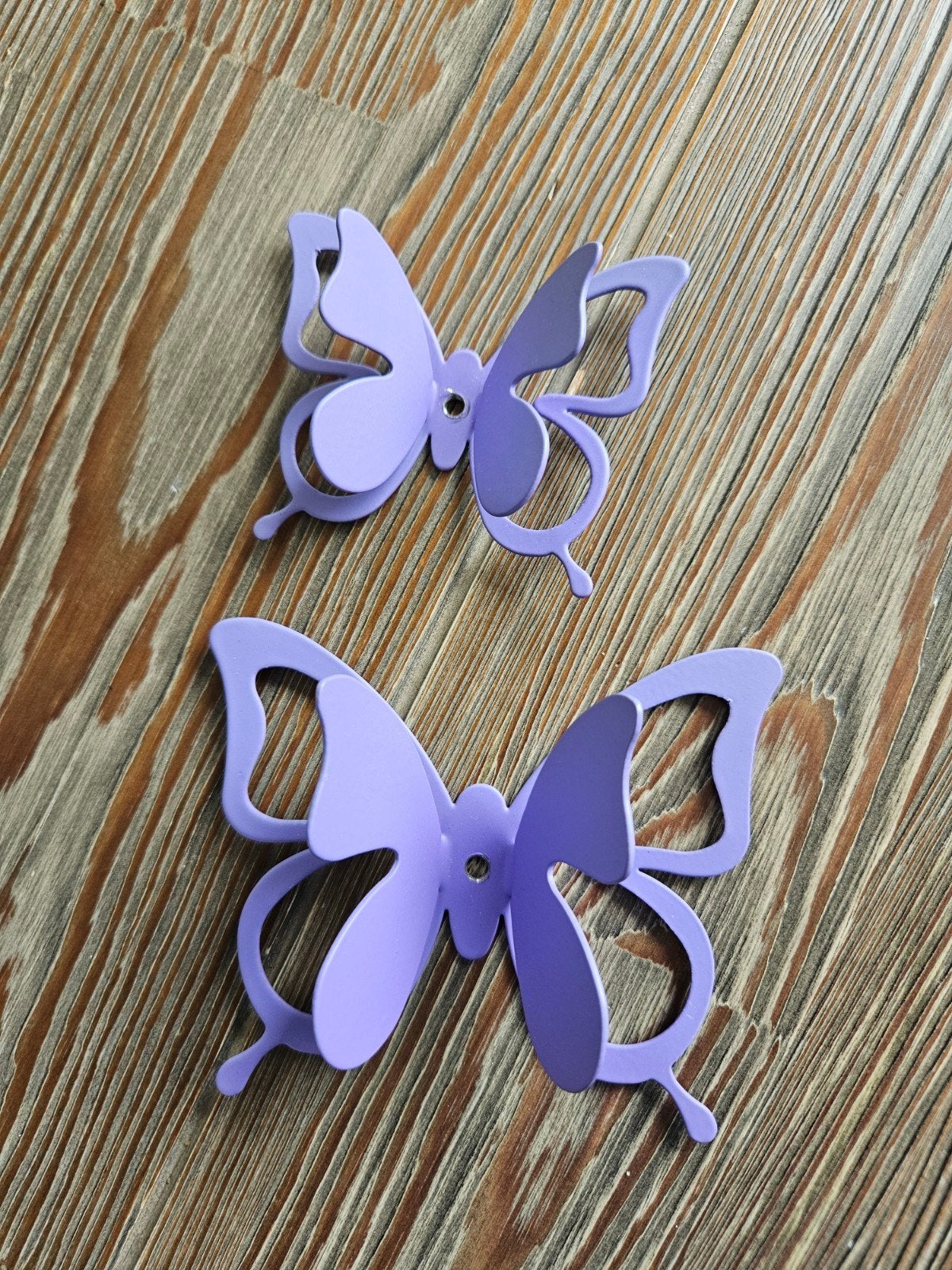 2x Paarse Vlinder hangersdecoratie, Meisje, Dekbedovertrek, Ophalen of Verzenden, Zo goed als nieuw
