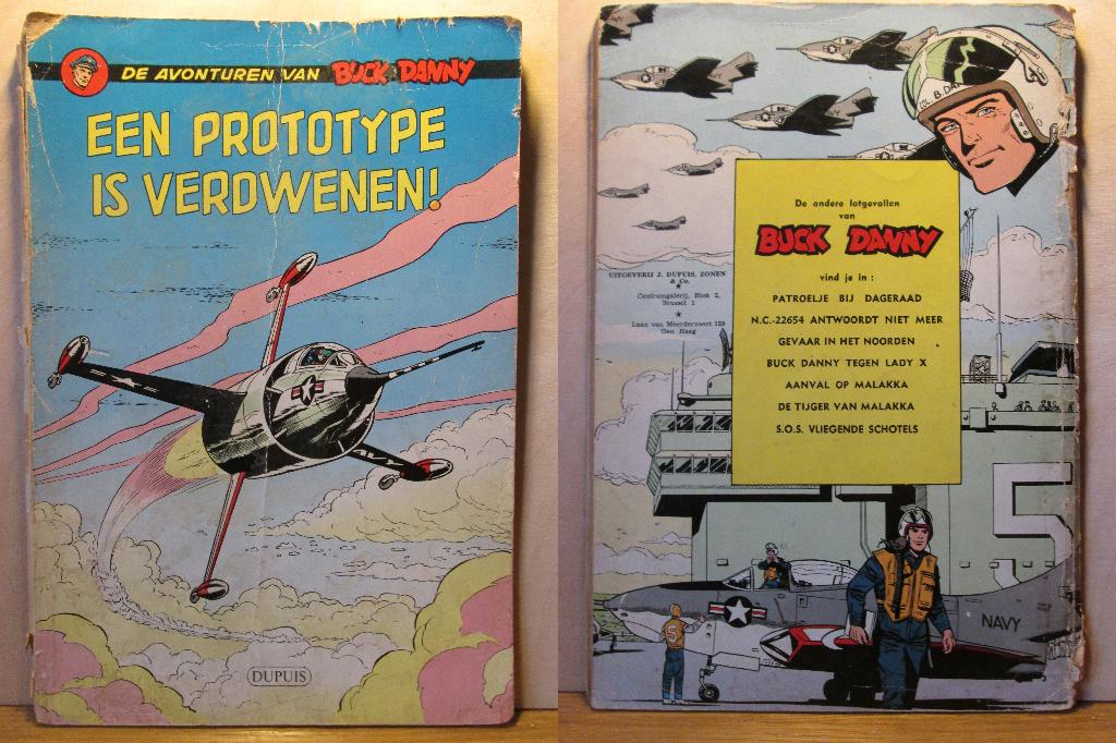 Buck Danny 21 - Een prototype is verdwenen! (1e druk SC), Eén stripboek, Ophalen of Verzenden, Gelezen, Hubinon & Charlier