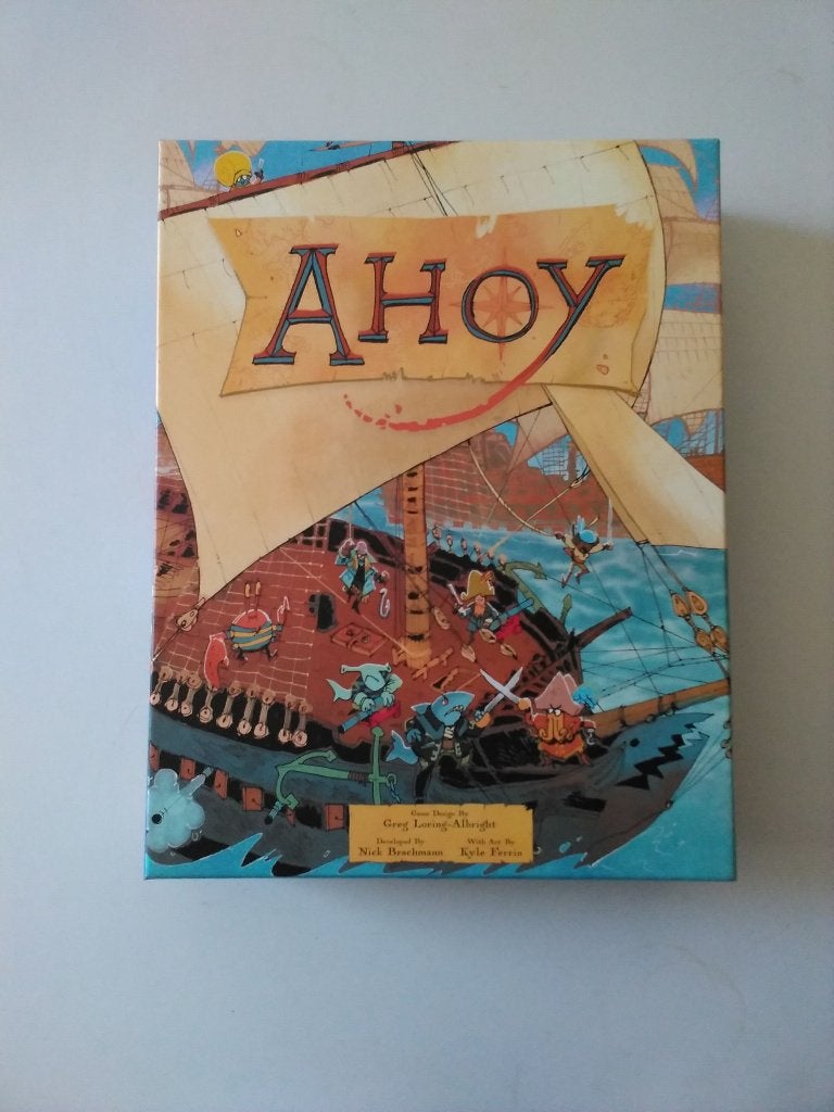 Ahoy, Een of twee spelers, Ophalen, Zo goed als nieuw, Leder Games