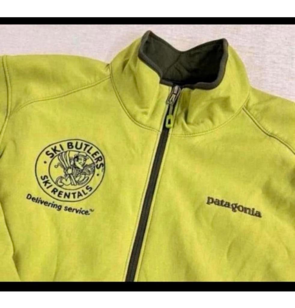 Patagonia Jas groen maat M Ski-butlers rentals wintersport, Maat 48/50 (M), Ophalen of Verzenden, Zo goed als nieuw, H