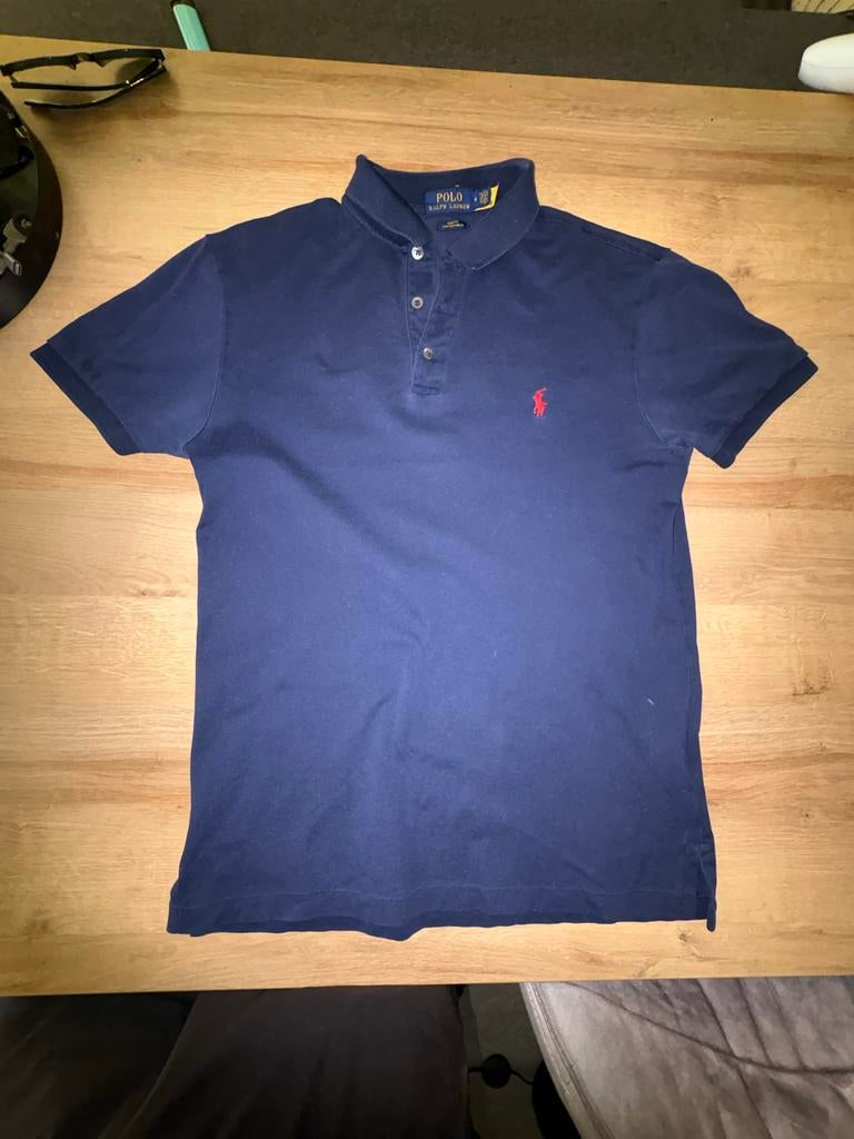 Polo Ralph Lauren Slim Fit Stretch Mesh Polo Maat M, Ophalen of Verzenden, Nieuw, Maat 48/50 (M), Blauw