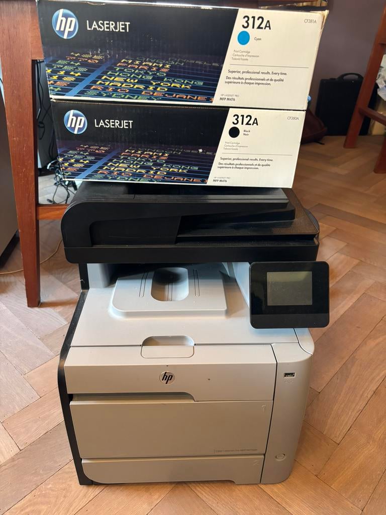 Laserprinter HP kleur, Ophalen, Scannen, Laserprinter, All-in-one