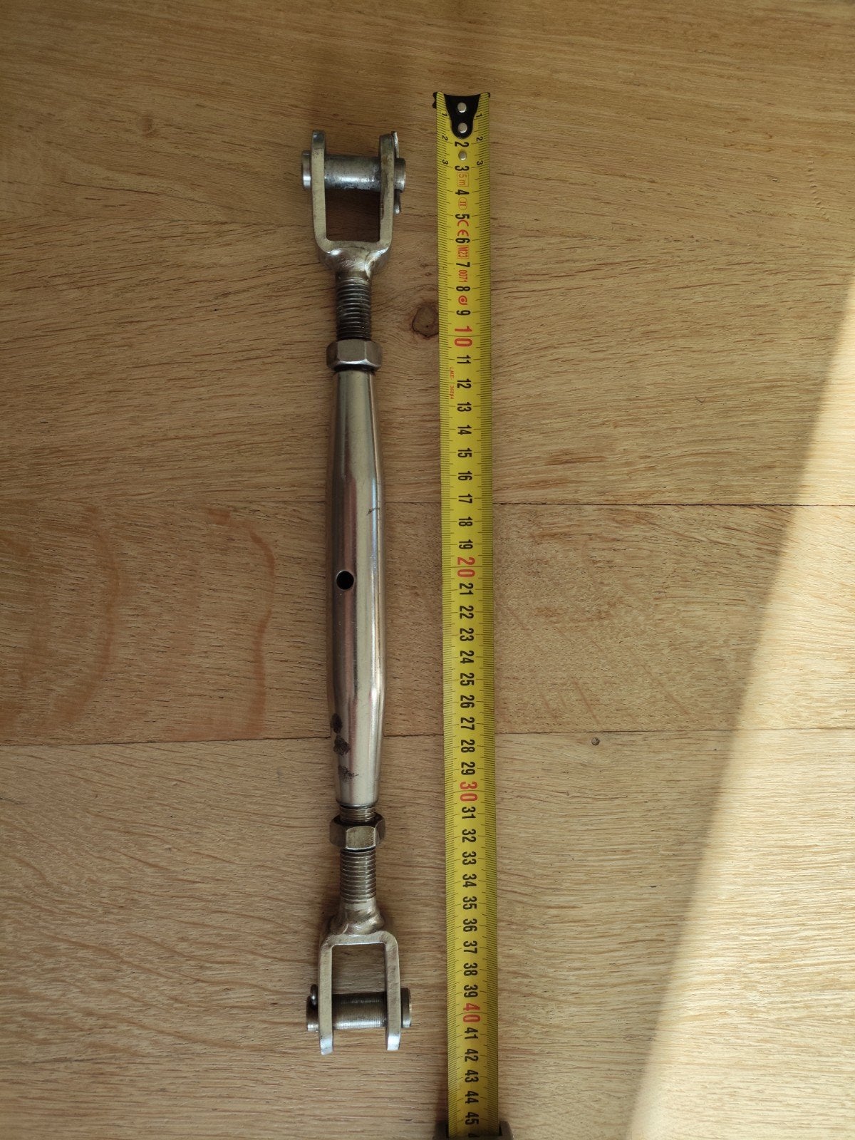 Flinke RVS wandspanner. Draad M14., Watersport en Boten, Bootonderdelen, Ophalen of Verzenden, Nieuw, Motor en Techniek, Zeilboot of Motorboot
