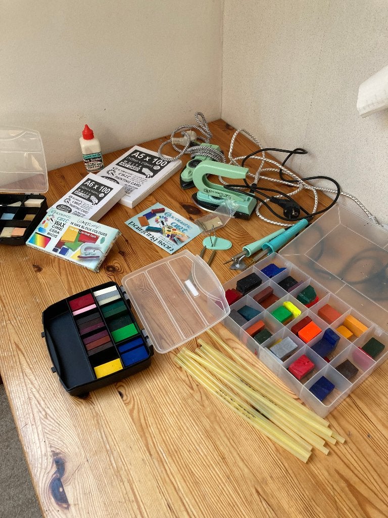 Encaustic art, Ophalen of Verzenden, Gebruikt, Overige typen