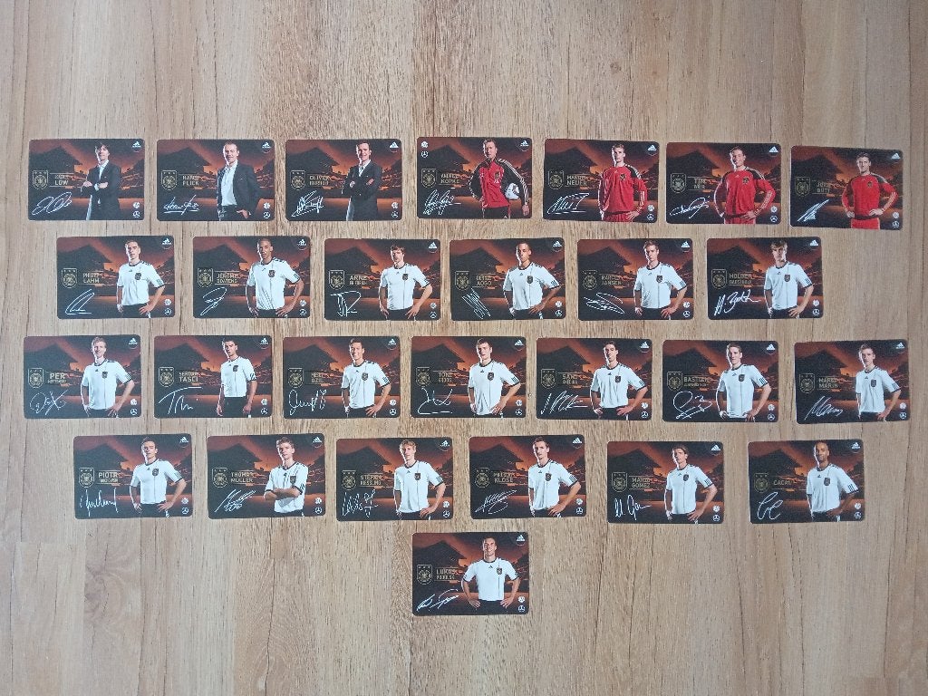 Set spelerskaarten van het Duitse Nationale Elftal - Deel 1, Ophalen of Verzenden, Nieuw, Buitenlandse clubs, Spelerskaart