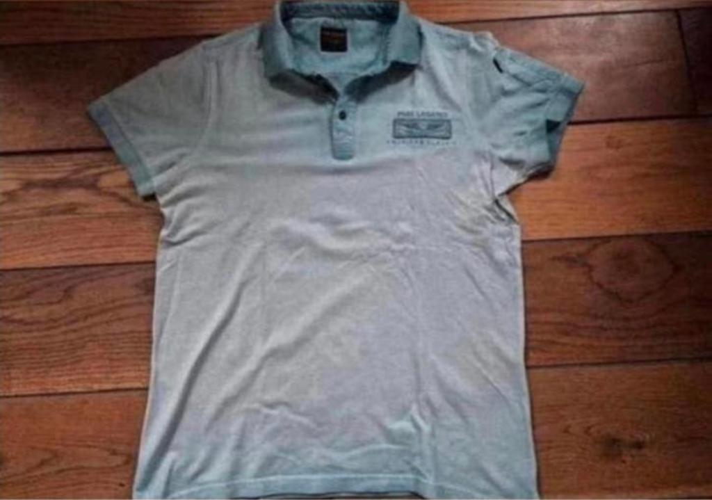 Pme Legend Pall Mall polo shirt Turquoise maat L, Maat 52/54 (L), Blauw, ., Ophalen of Verzenden