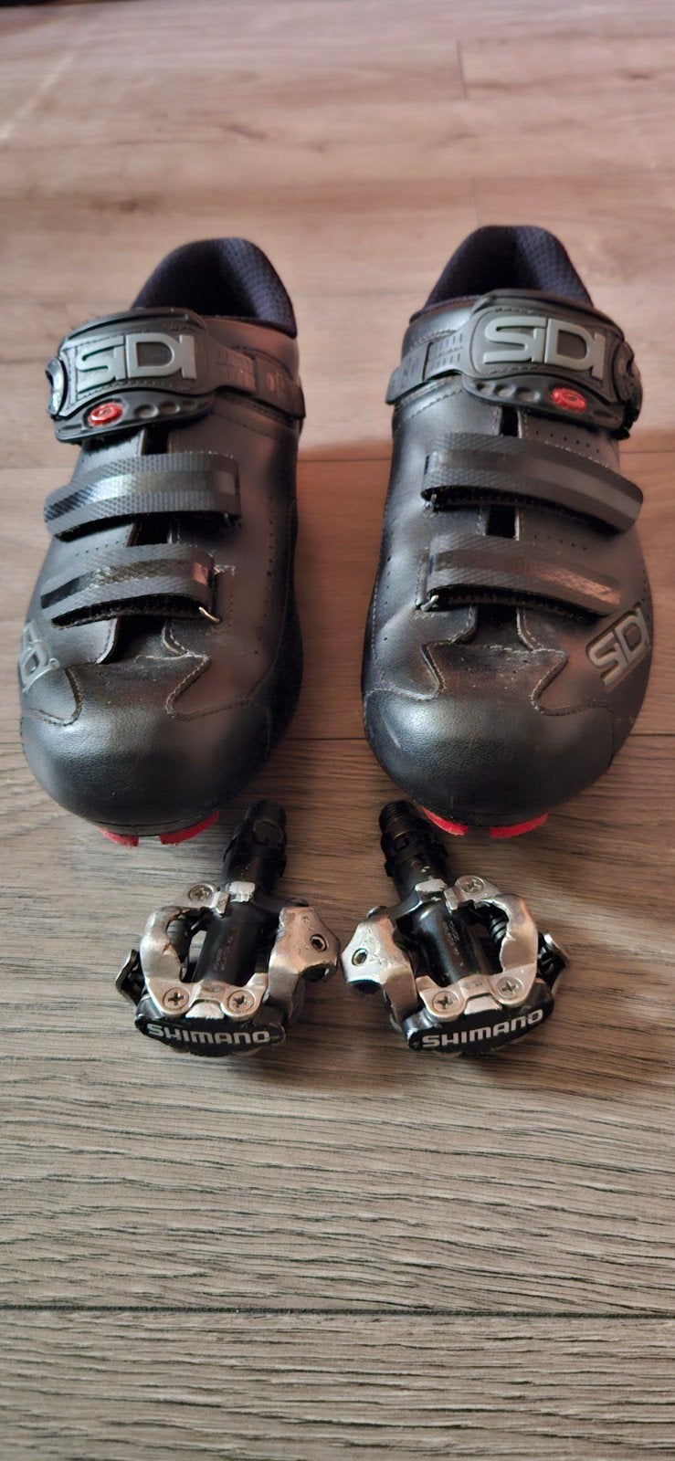 SIDI fietsschoenen maat 44 met Shimano SPD pedalen, Gebruikt, SIDI, Heren, Schoenen