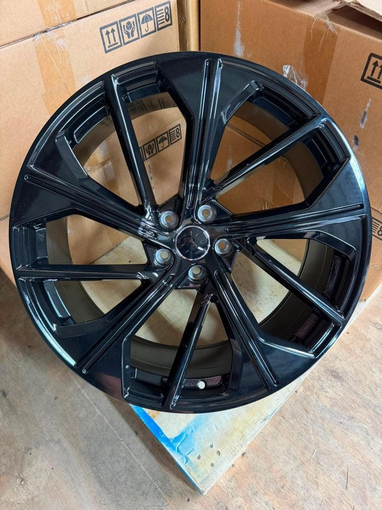 Set 21 inch Audi Q5 5x112 velgen Audi Q5 + banden, 255 mm, Velg(en), Nieuw, Personenwagen