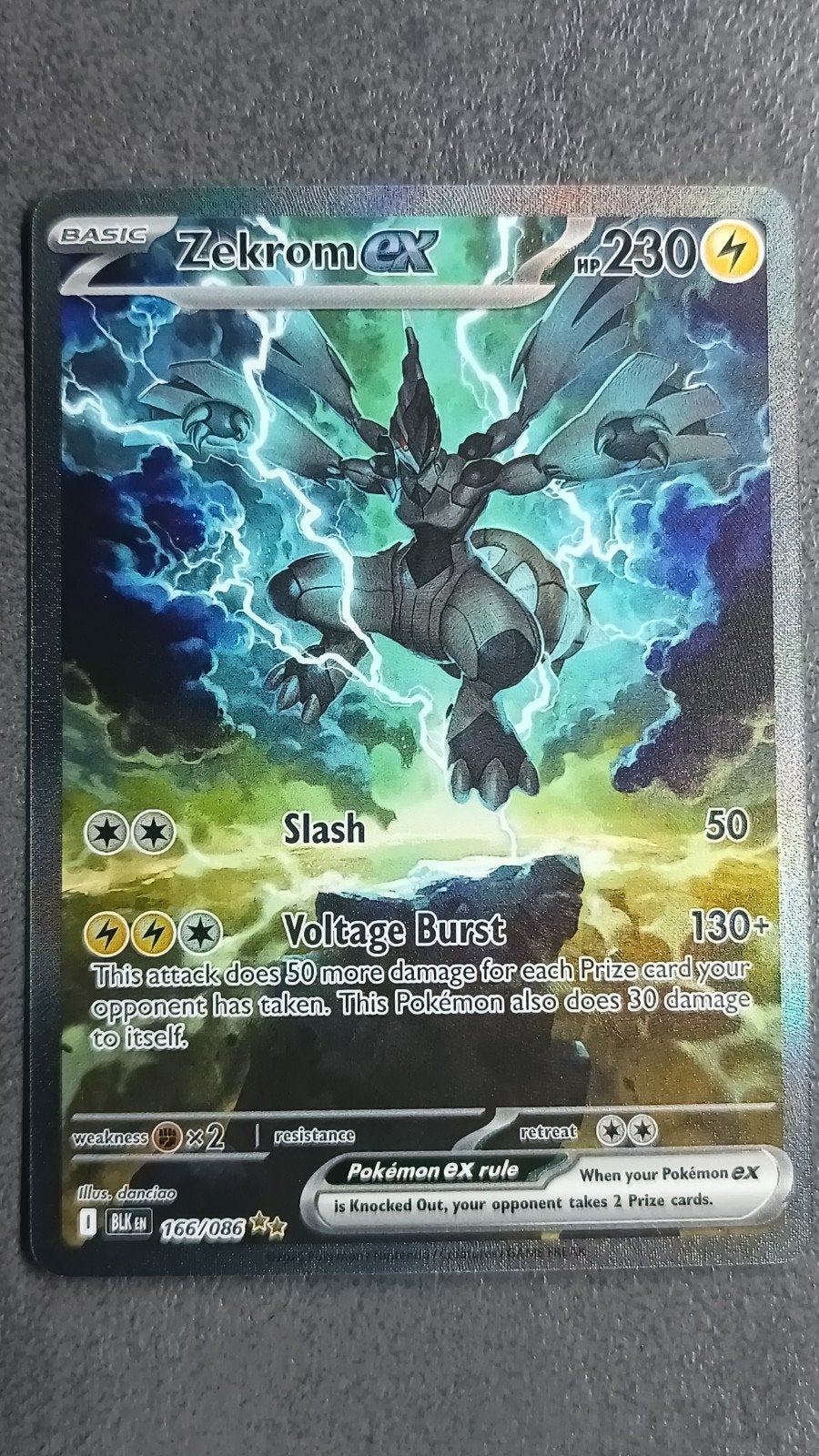 Zekrom ex #166/086, Verzenden, Nieuw, Losse kaart, Foil