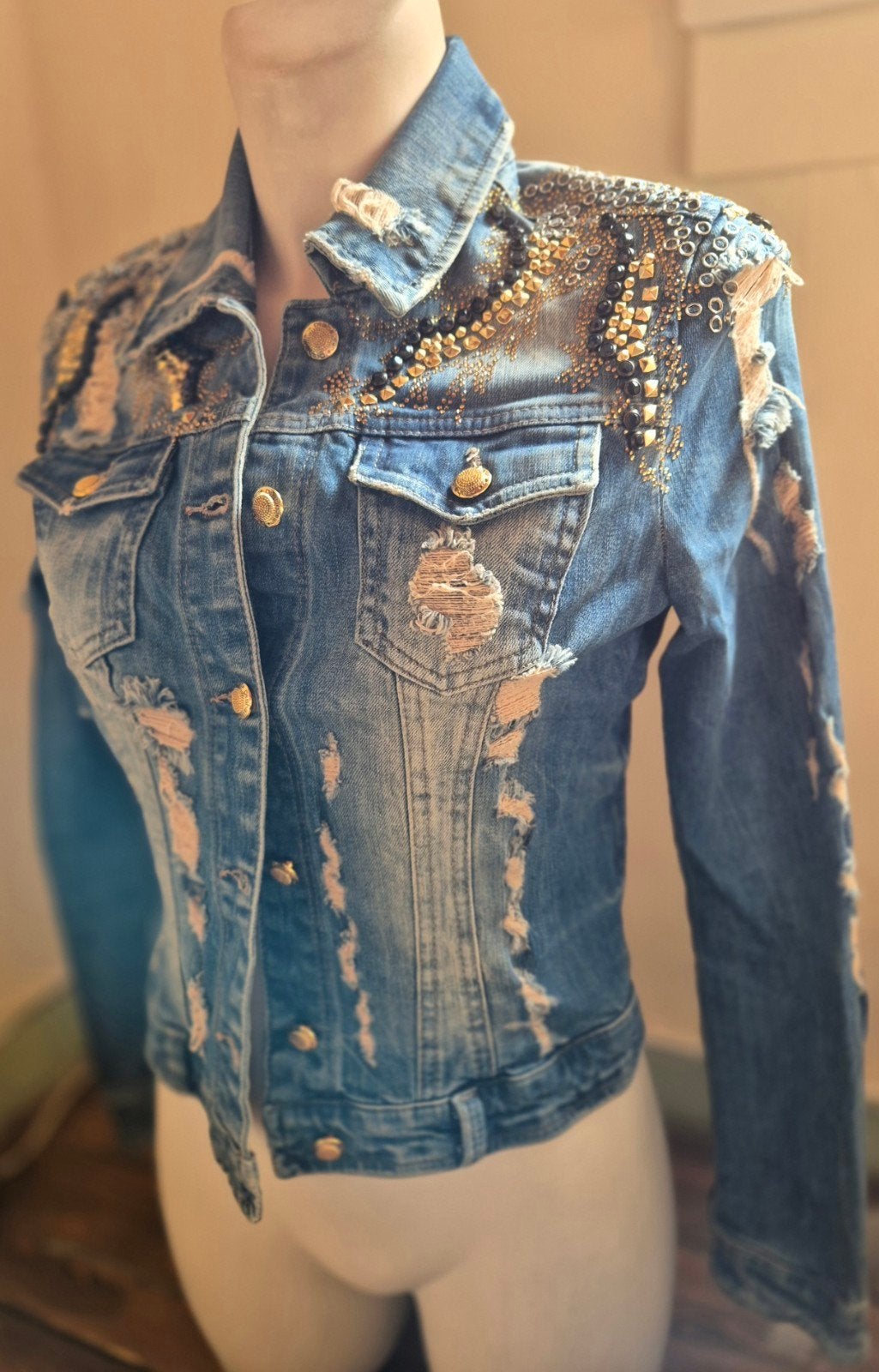 Nieuw Dishe spijkerjasje met studs - Maat 36 (S), Kleding | Dames, Dishe, Ophalen of Verzenden, Nieuw, Maat 36 (S)