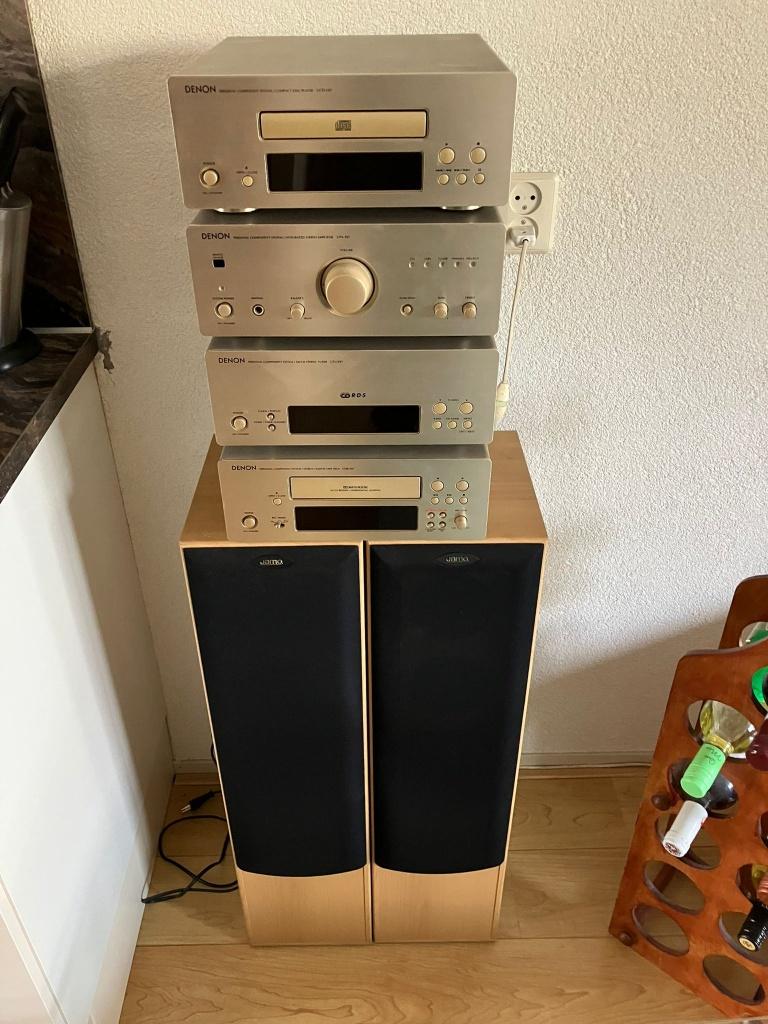 Denon set compleet zilver, Ophalen, Gebruikt, Denon, Cd-speler