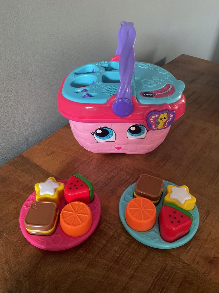 Vtech Vormenpret picknick mand, Kinderen en Baby's, Speelgoed | Vtech, Ophalen, Zo goed als nieuw, 6 maanden tot 2 jaar