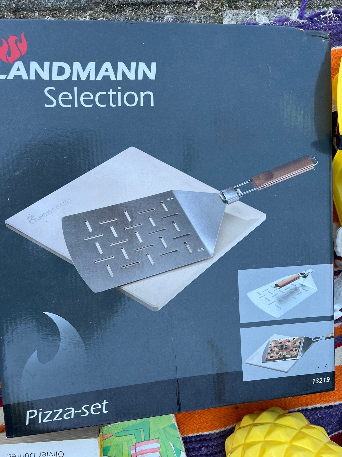 Landmann Selection Pizza-set met pizzasteen en schep, Ophalen of Verzenden, Nieuw