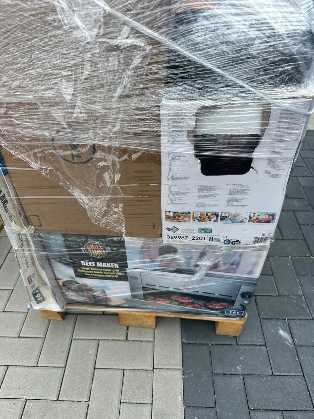 Retourpallets retour pallets nieuw partij mix, Ophalen, Nieuw