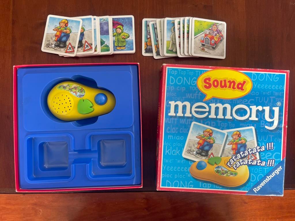 MEMORY Ravensburger  met geluid, Drie of vier spelers, Ophalen of Verzenden, Gebruikt