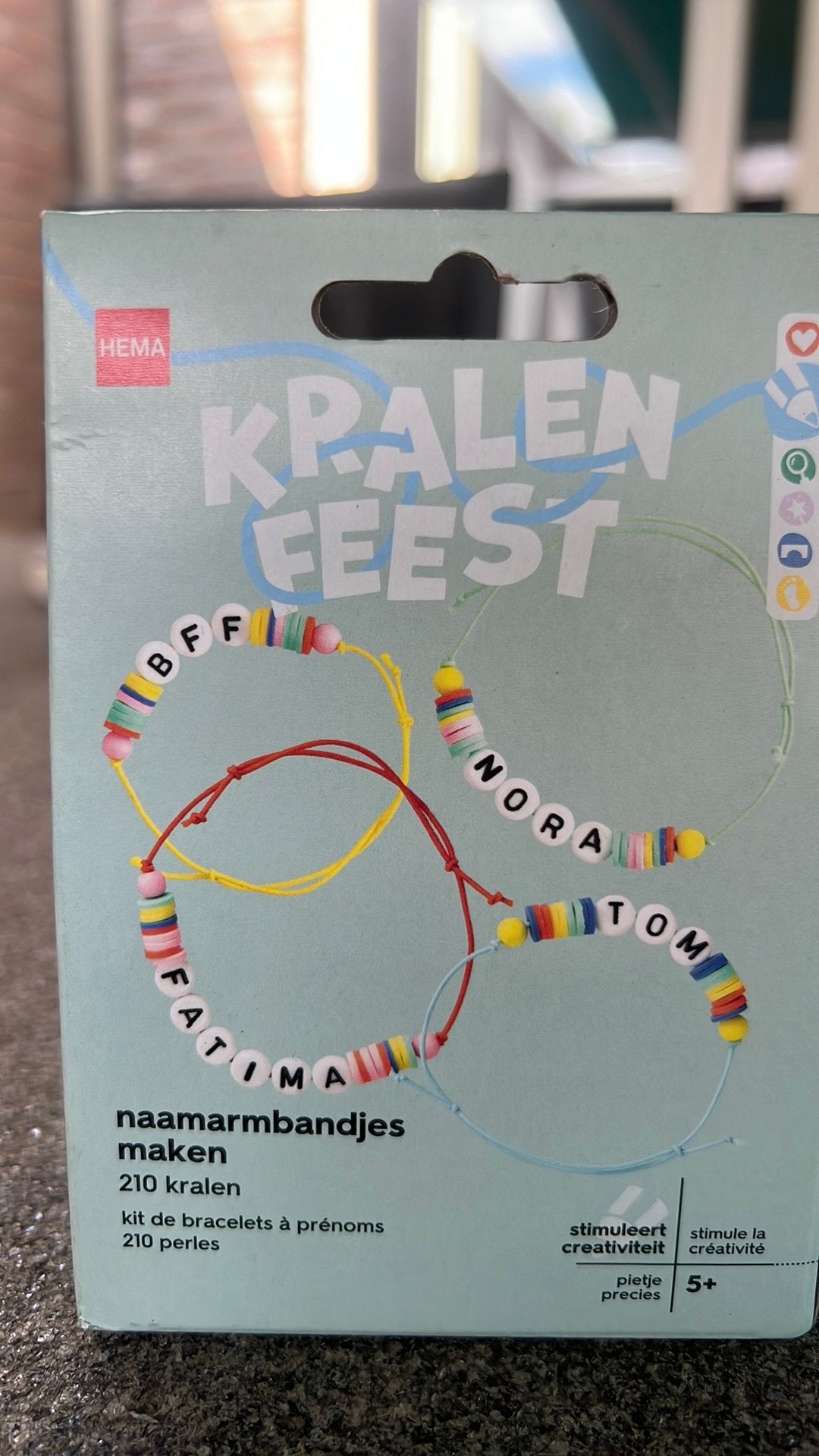 Hema Kralen Feest Naamarmbandjes Maken - Nog niet geopend, Ophalen, Nieuw, Kraal