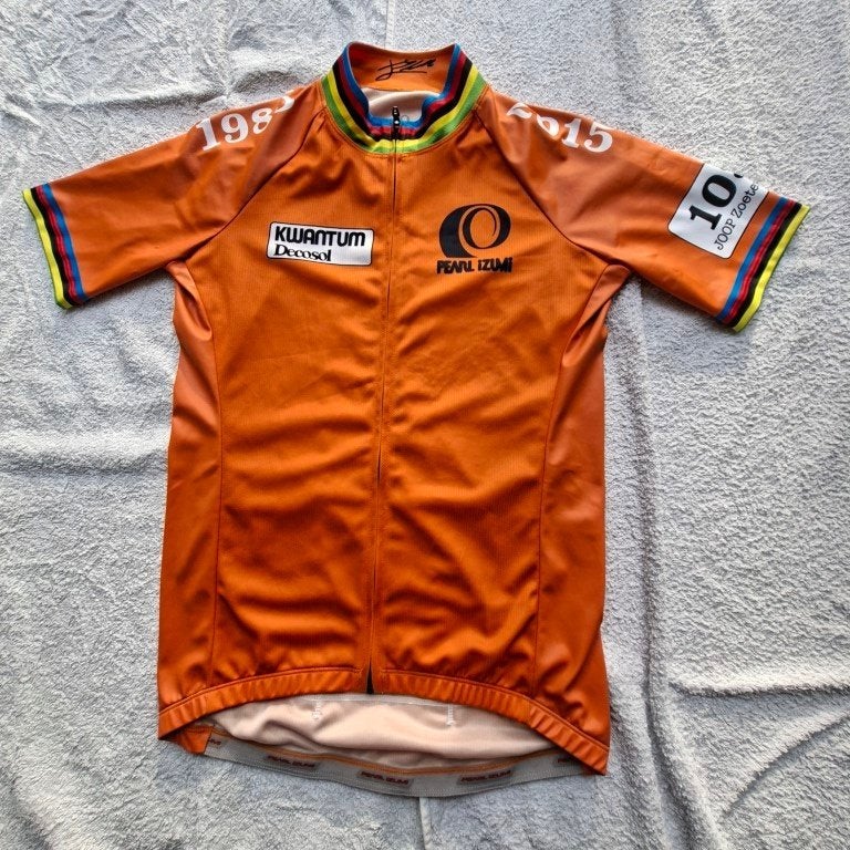 Joop Zoetemelk jubileum wielershirt jaren 2015, Ophalen of Verzenden, Gebruikt, Kleding