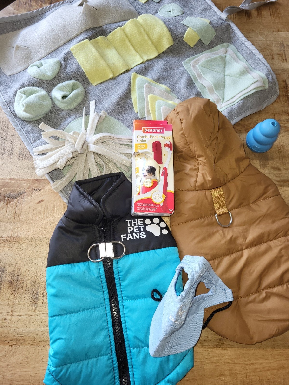 Puppypakket, Ophalen, Nieuw