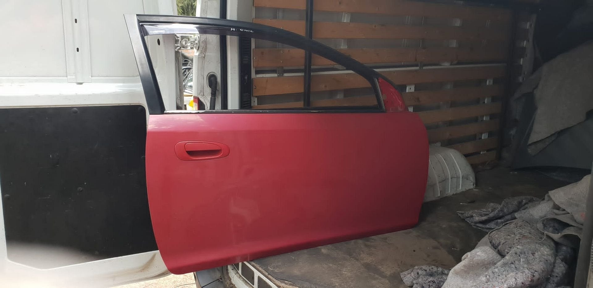 HONDA CIVIC PORTIER RECHTS BJ 2002, Auto-onderdelen, Carrosserie en Plaatwerk, Gebruikt, -, Deur, -