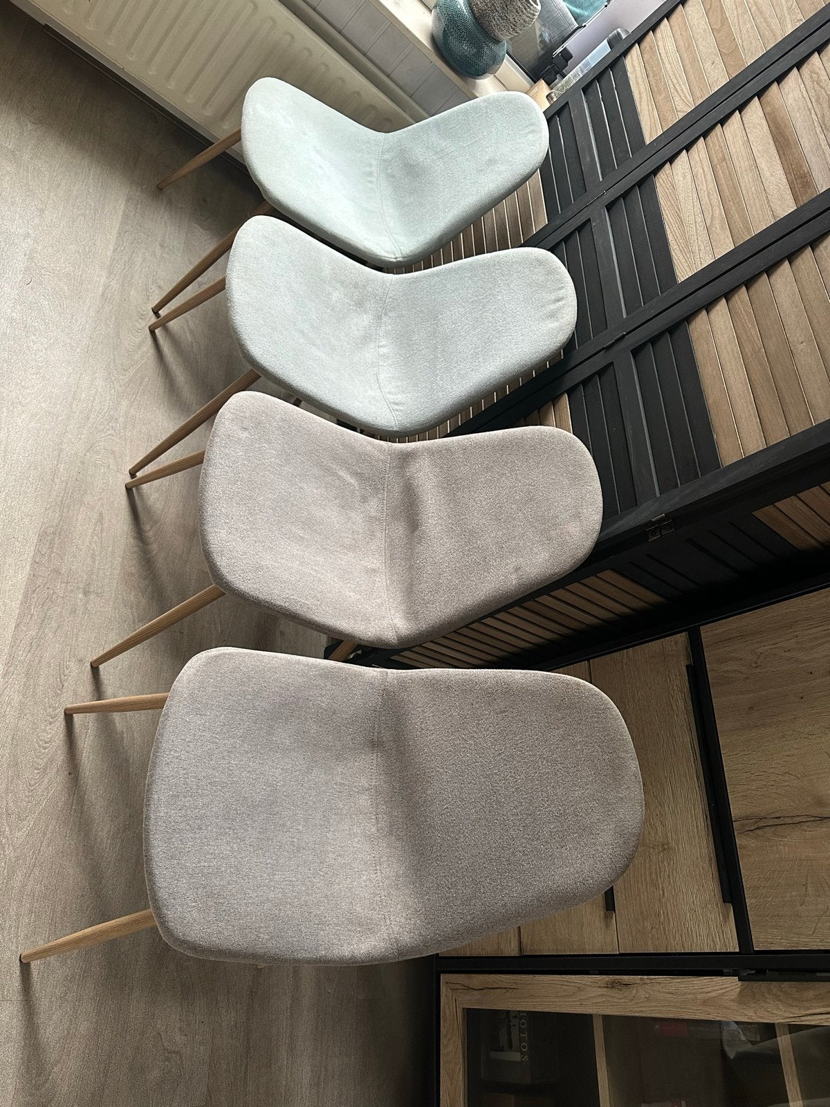 Ikea stoelen in 2 kleuren (4 stuks), Ophalen, Gebruikt, Overige kleuren, Vier