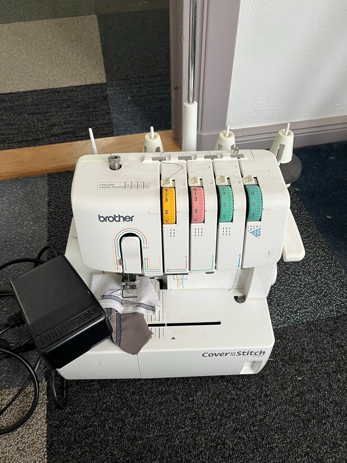 Brother Coverstitch 2340CV Lockmachine, Ophalen of Verzenden, Gebruikt, Lockmachine, Brother