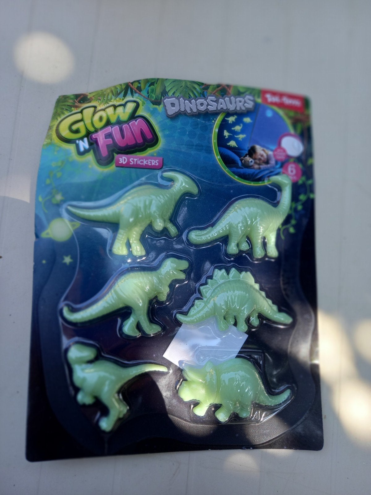 3D glow in the dark dinosaurussen, Ophalen, Nieuw